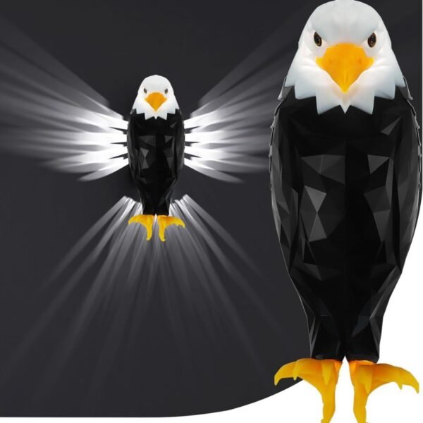 Bald Eagle Wall Light – Remote Controlled & Rechargeable